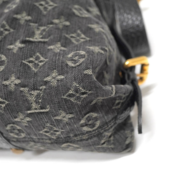 Louis Vuitton GM Neo Black Bag Cabby Denim Monogram - Picture 5 of 15